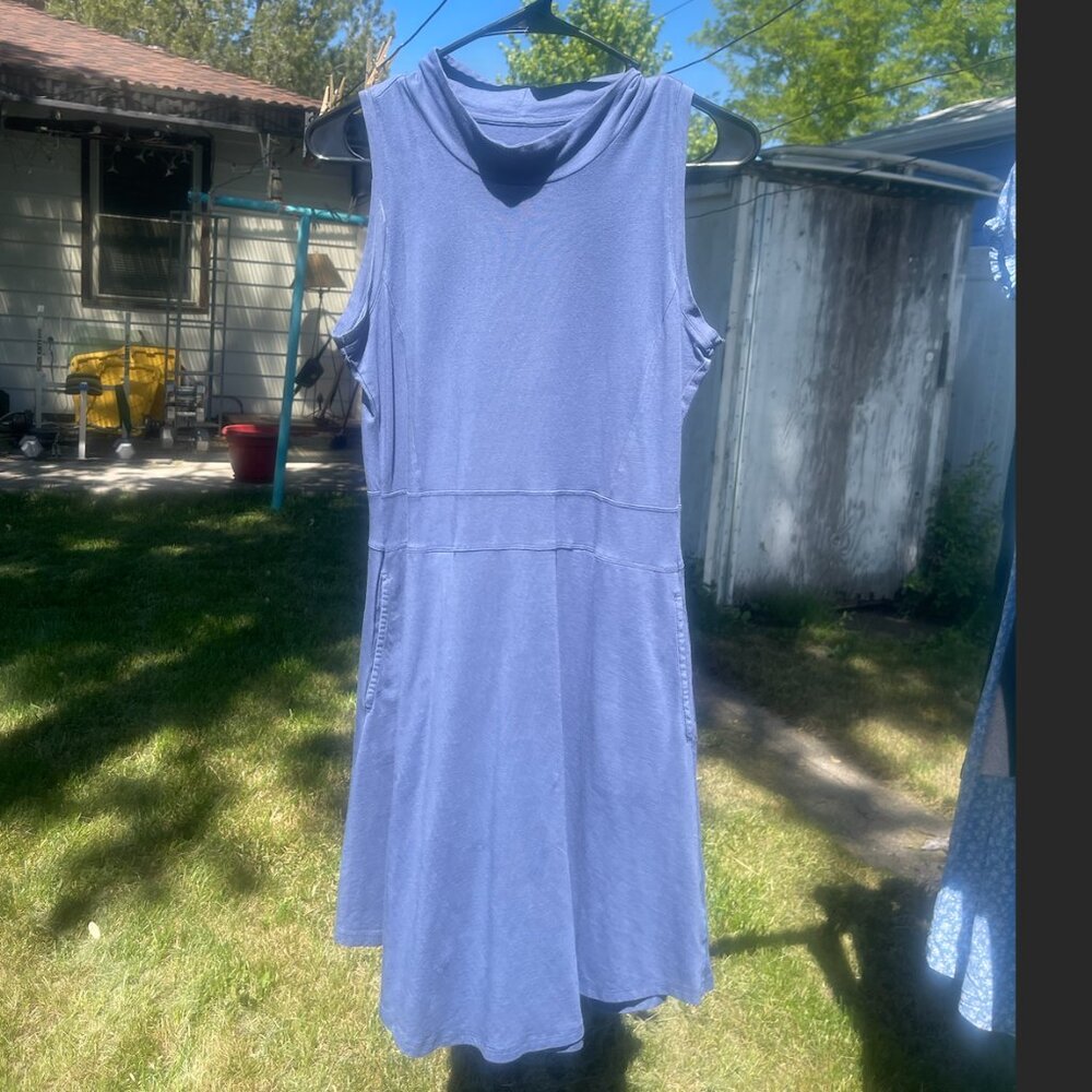 Toad&Co Summerdance Sleeveless Dress - Light Blue - Size XS